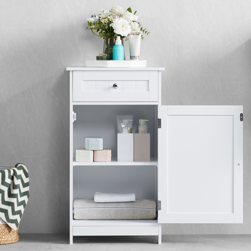 BATH VIDA Priano 1 Door 1 Drawer Freestanding Cabinet Image 4