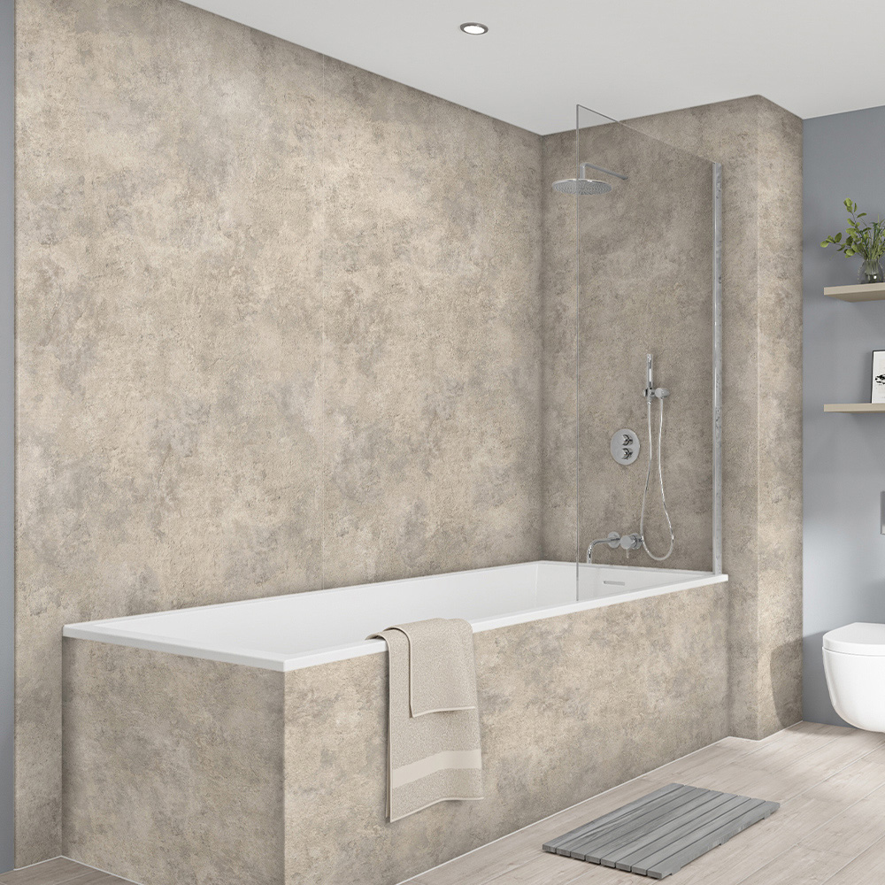 Wetwall Elite Post Formed Treviso Shower Panel 2420 x 160mm Image 1