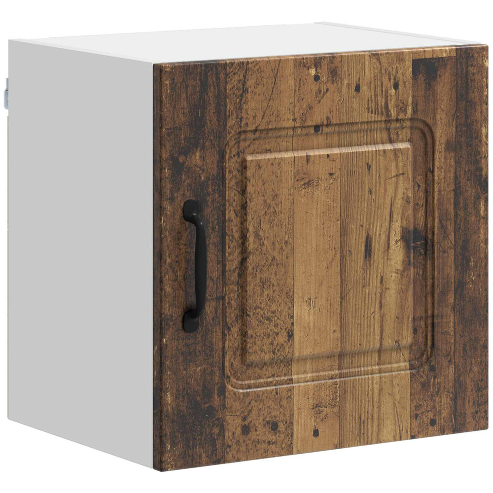 vidaXL Kalmar Single Door Old Wood Wall Mounted Square Kitchen Cabinet Set of 2 Image 2