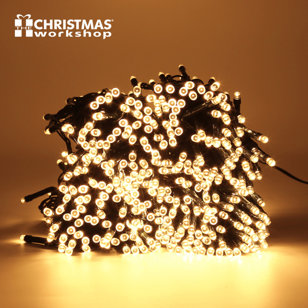 The Christmas Workshop 400 LED Warm White String Light Image 7