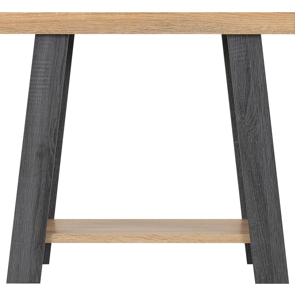 Seconique Eddie Grey and Sonoma Effect Side Table Image 3