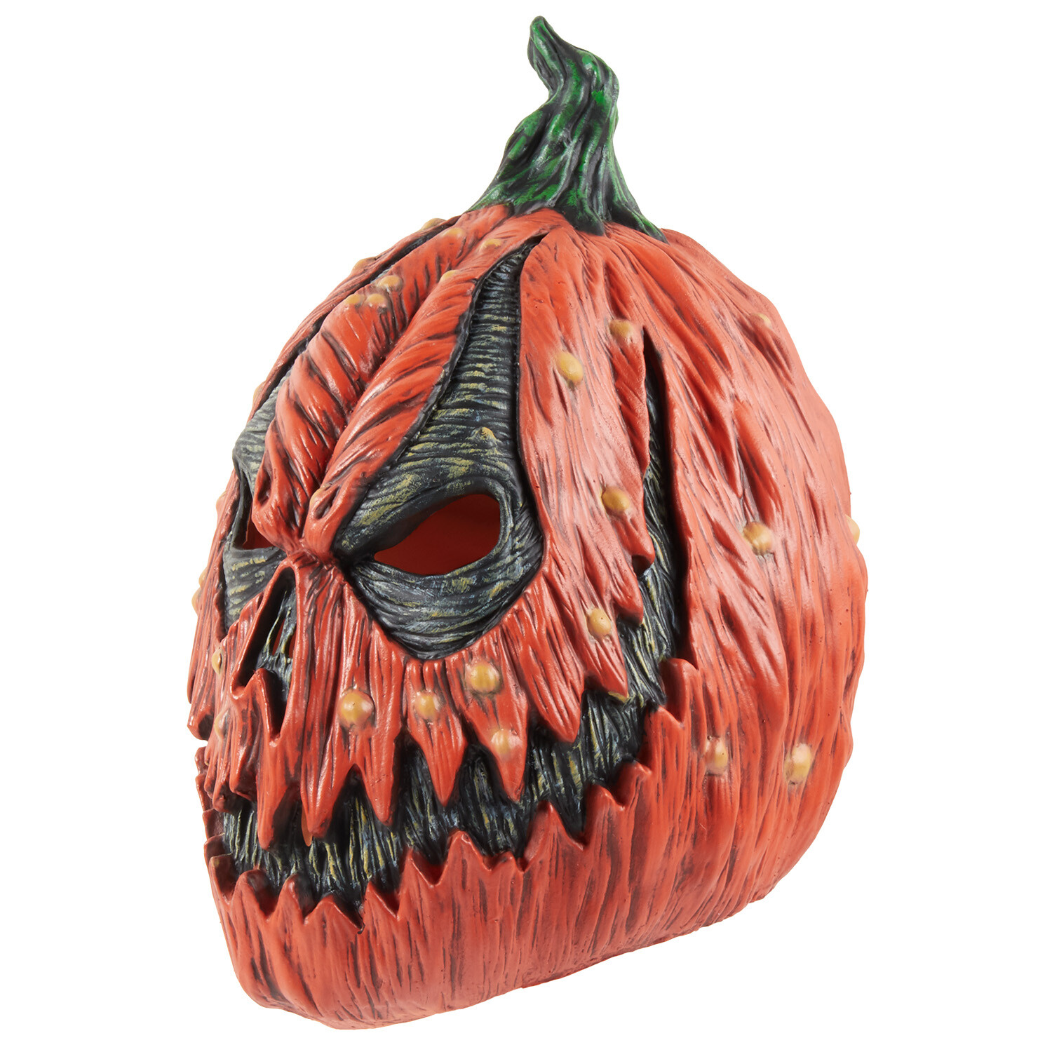 Halloween Scary Pumpkin Mask Orange Image 4