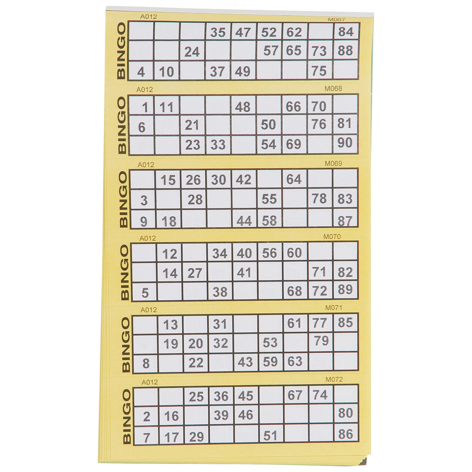1 to 600 Bingo Tickets Book - Multicolour Image 5