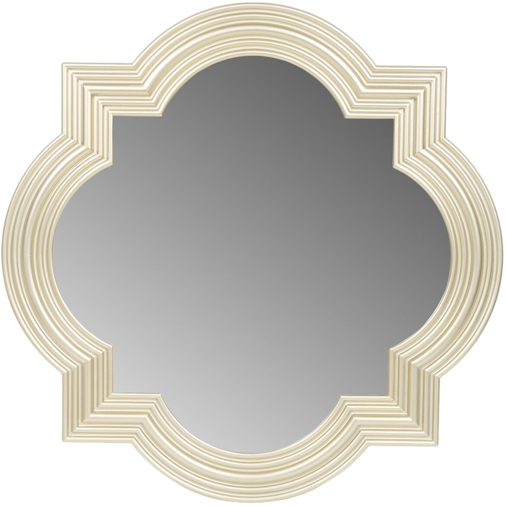 Quatrefoil Mirror Champagne Image 1