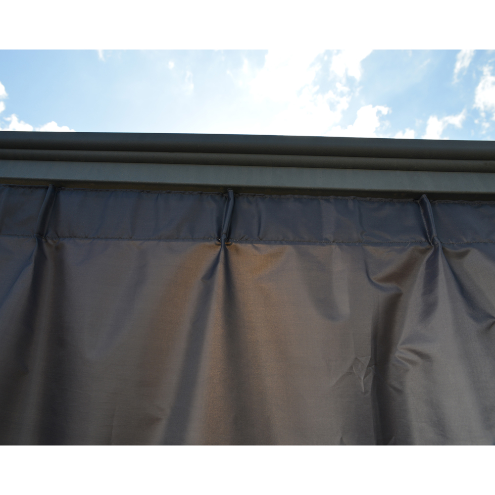 Palram Canopia 2.1 x 4.3m Square Gazebo Curtain 4 Pack Image 3