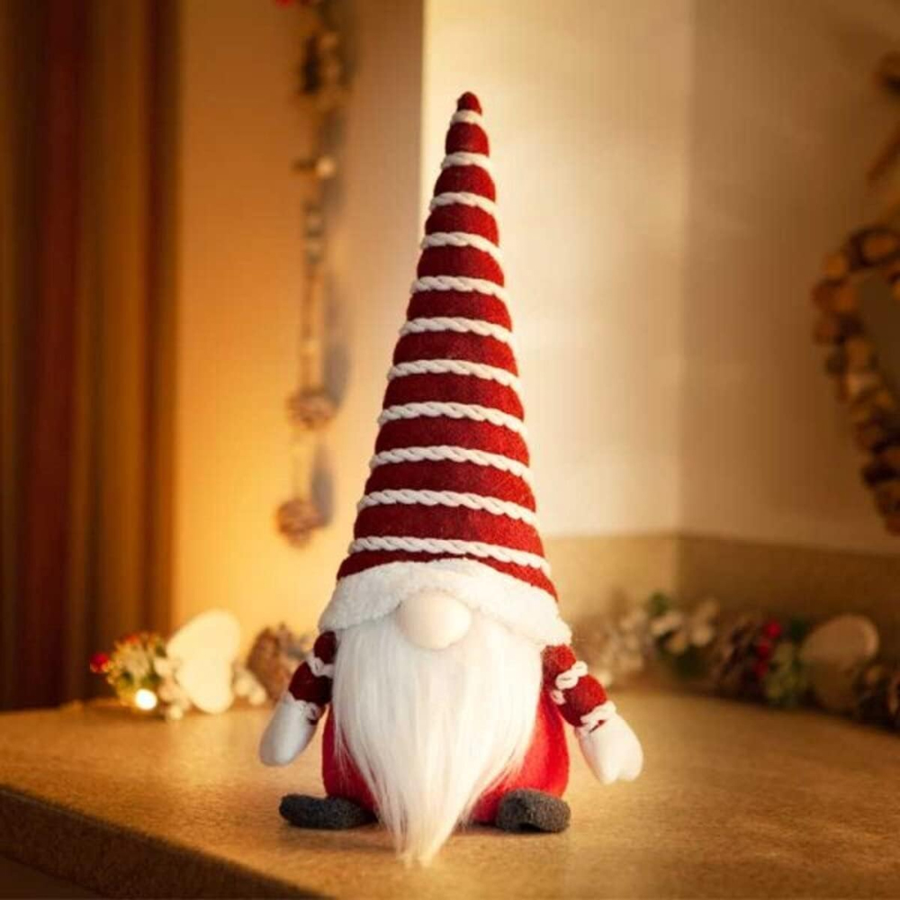 Marco Paul Red Stripe Gonk Christmas Decoration 35cm Image 2