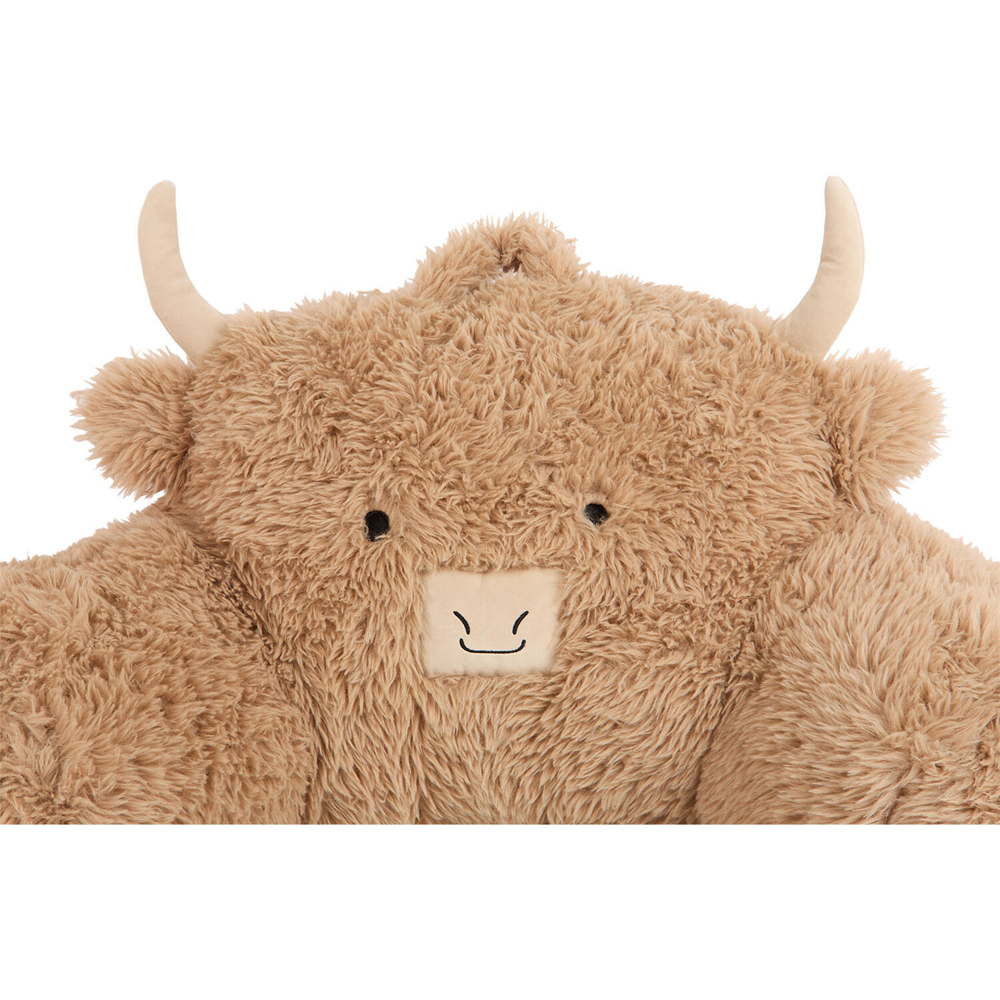 Highland Cow Cuddle Chair Brown Image 5