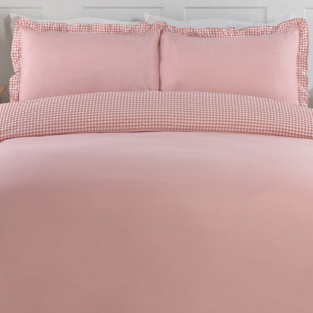 Josette Frill Duvet Set Pink Double Image 6