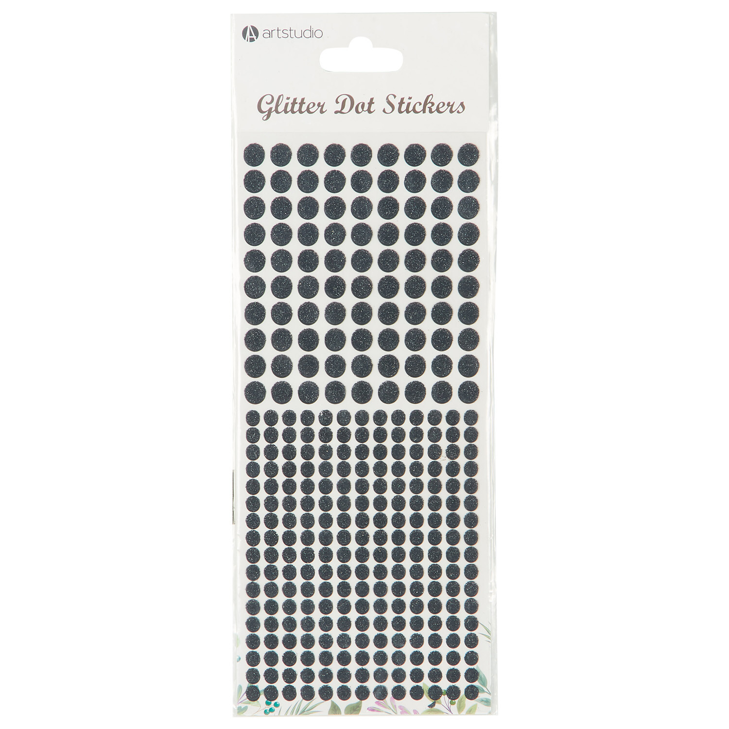 Glitter Dot Stickers Gold, Silver, Rose Gold or Black Image 4