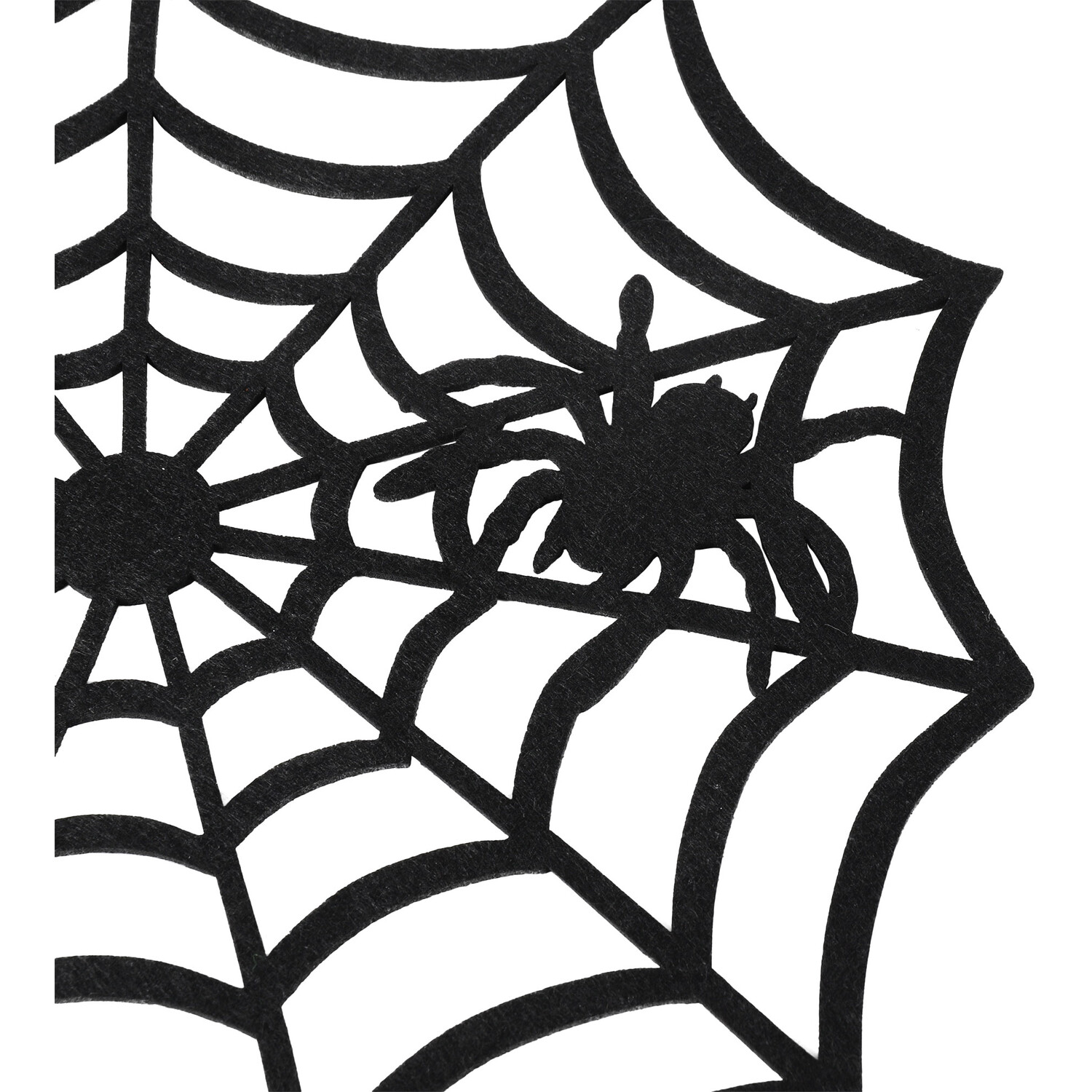 Felt Cobweb Placemat - Black or White Image 2