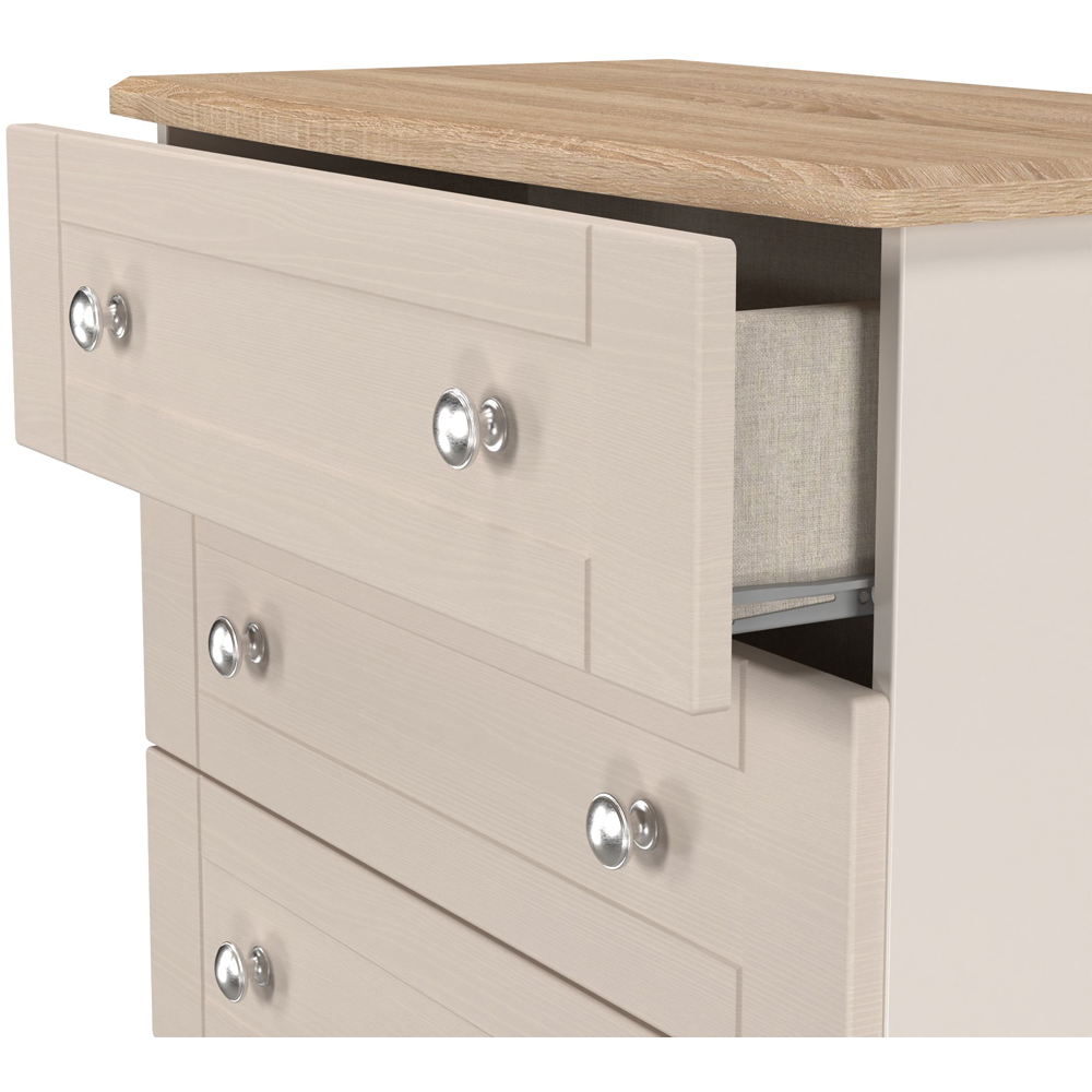 Crowndale Sussex 5 Drawer Kashmir Ash and Bardolino Oak Chest of Drawers Ready Assembled Image 5