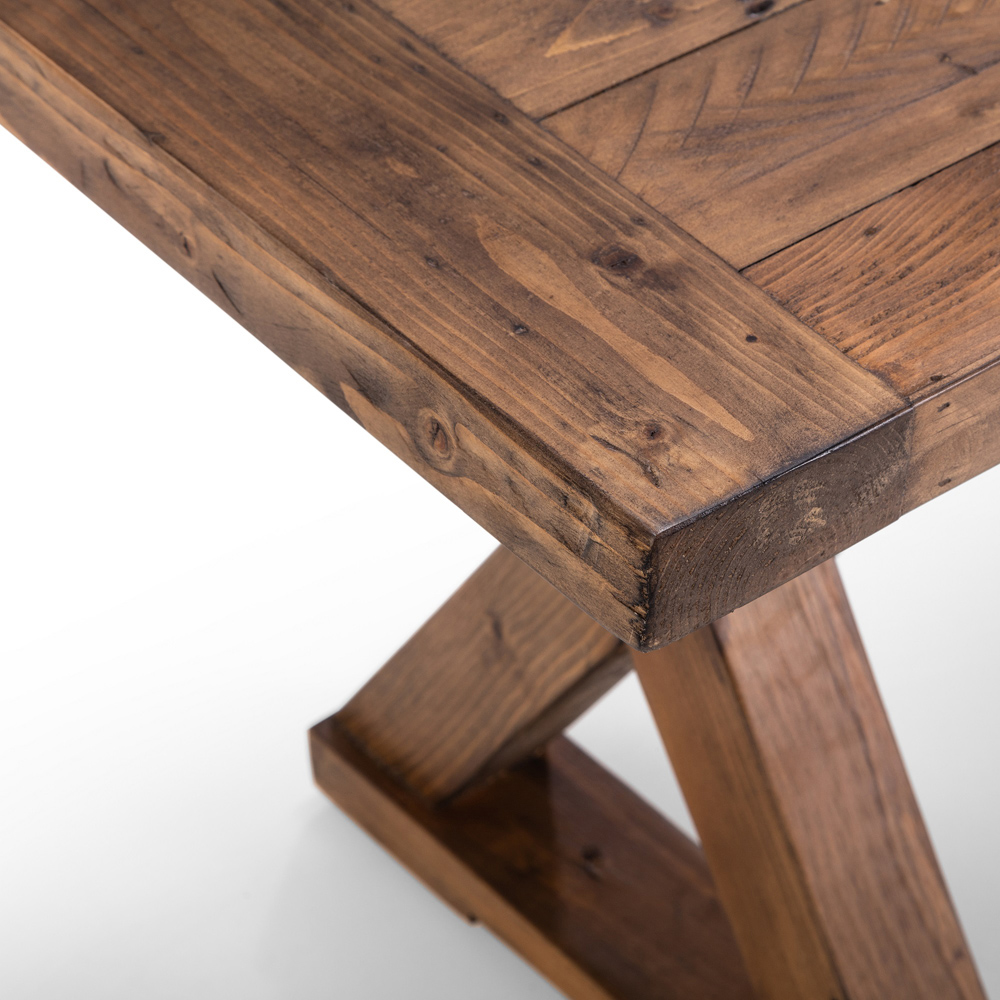 Julian Bowen Chatsworth 3 Seater Wooden Dining Bench Image 5