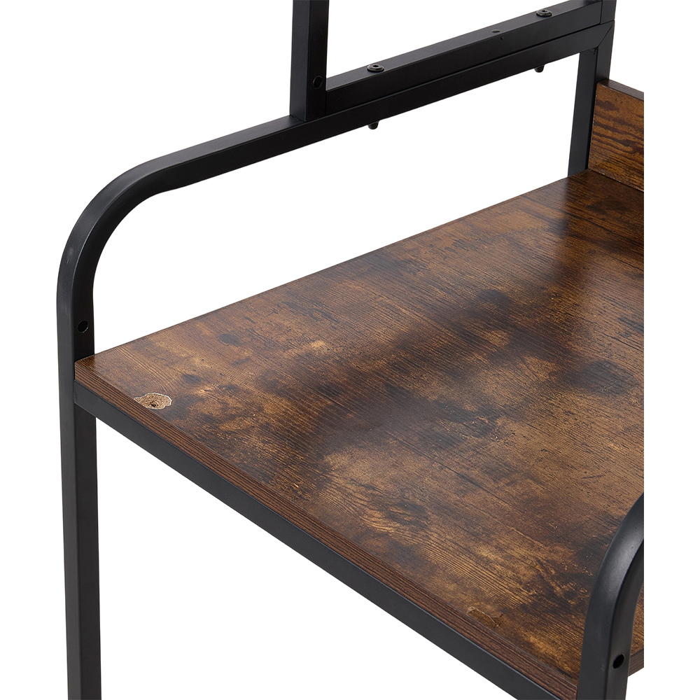 Living and Home 3-Tier Iron Frame Mini Fridge Stand Image 4