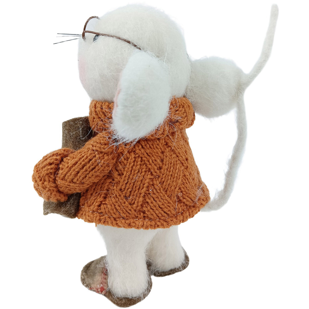 Cosy Autumn Mouse Decoration Image 2