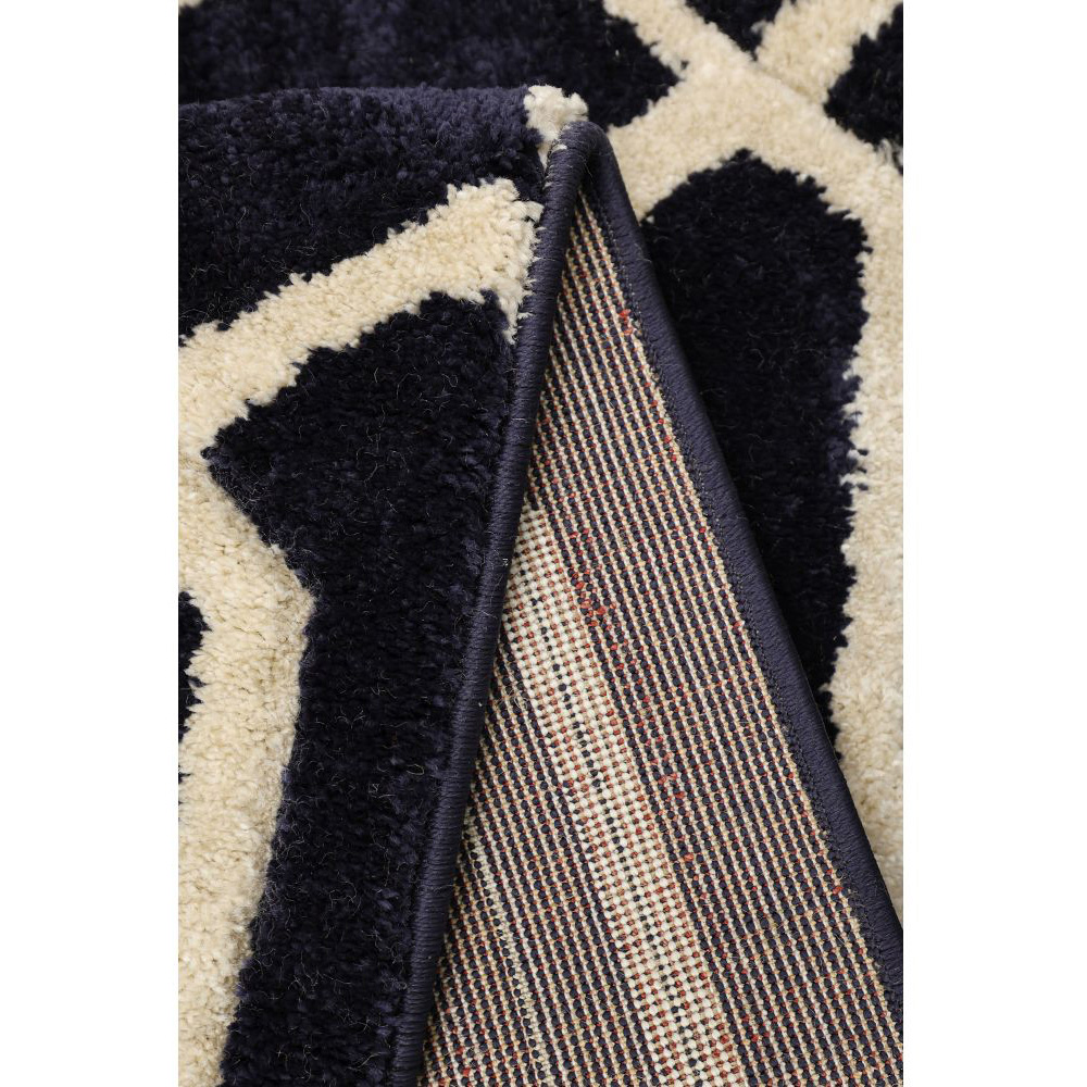 Homemaker Newport Navy Lattice Runner 60 x 200cm Image 3