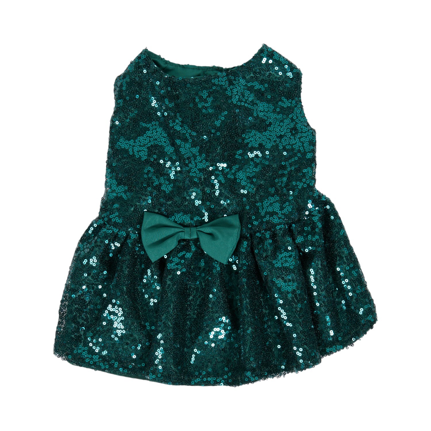 Sparkly Christmas Dog Dress L Image 4