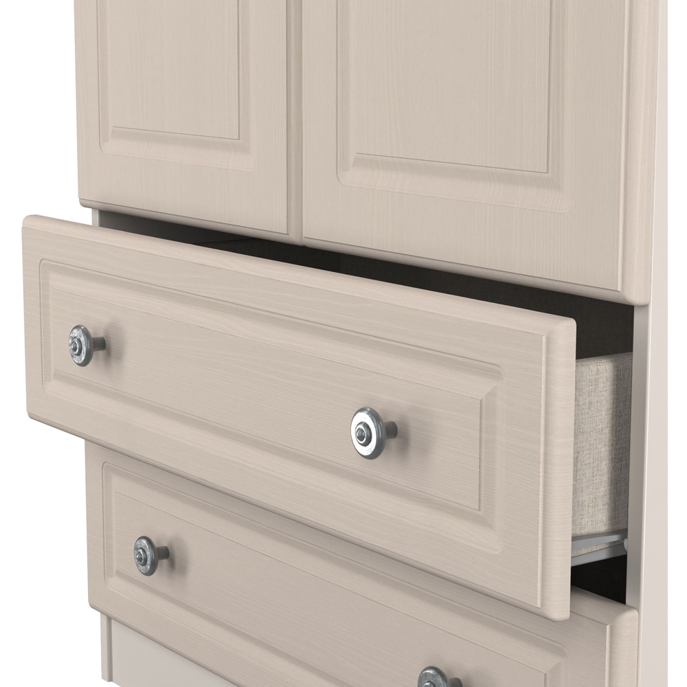 Crowndale Pembroke 2 Door 2 Drawer Kashmir Ash Wardrobe Ready Assembled Image 7