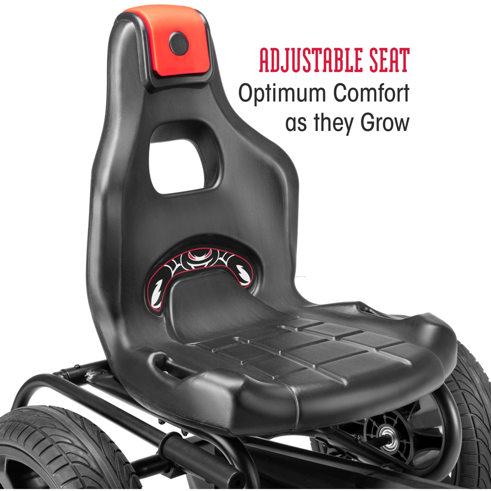 Xootz Venom Pedal Go Kart Red and Black Image 5
