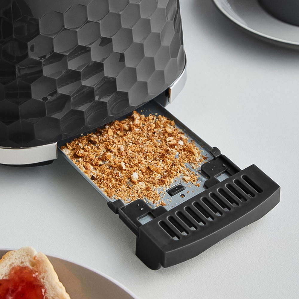 Morphy Richards Hive 220031 Black 2 Slice Toaster Image 6