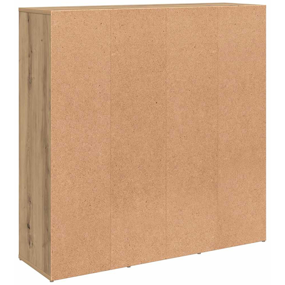 vidaXL 2 Door 7 Open Shelf Artisan Oak Storage Cabinet Image 8