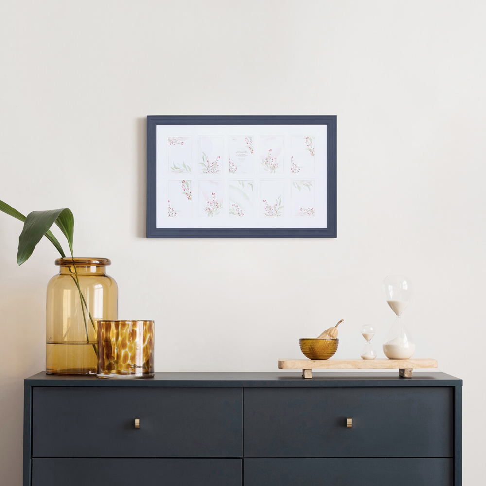 Vienne Vintage Blue Collage Frame Image 2