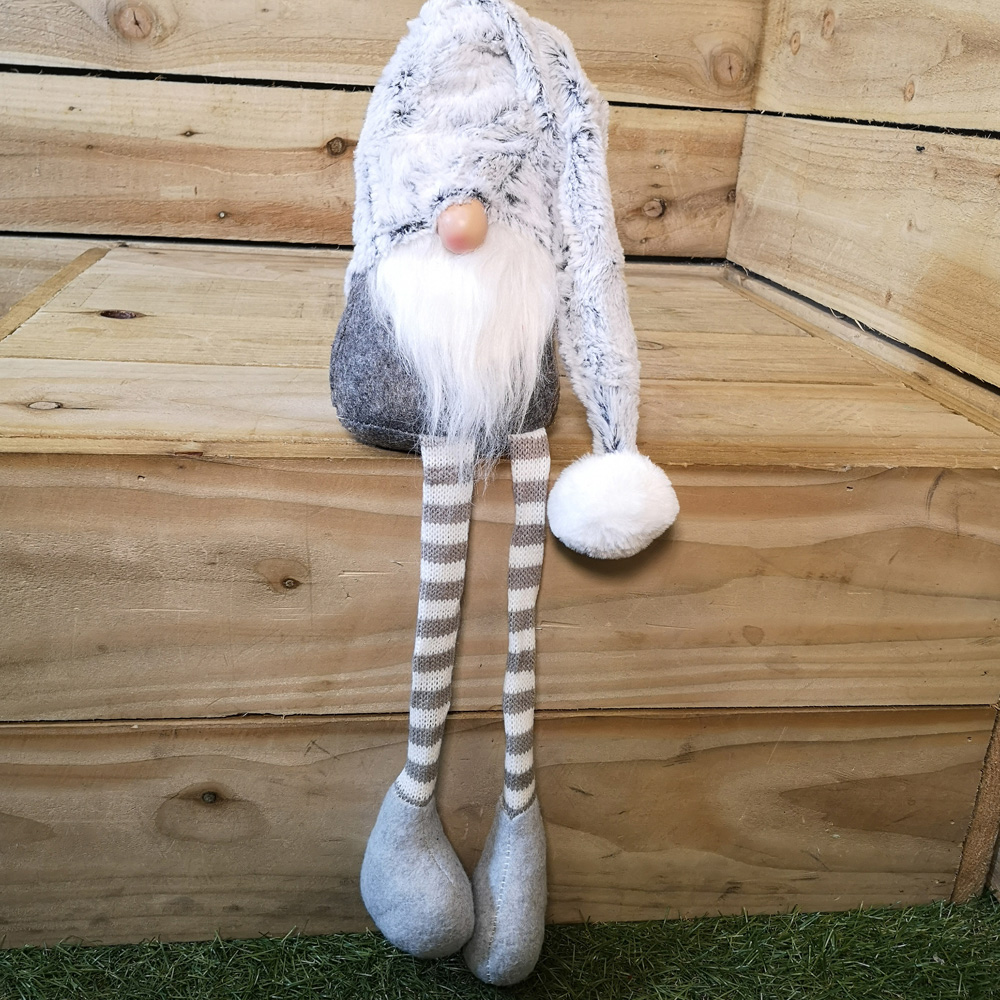 Samuel Alexander Grey Male Sitting Gonk Christmas Decoration 84cm Image 4
