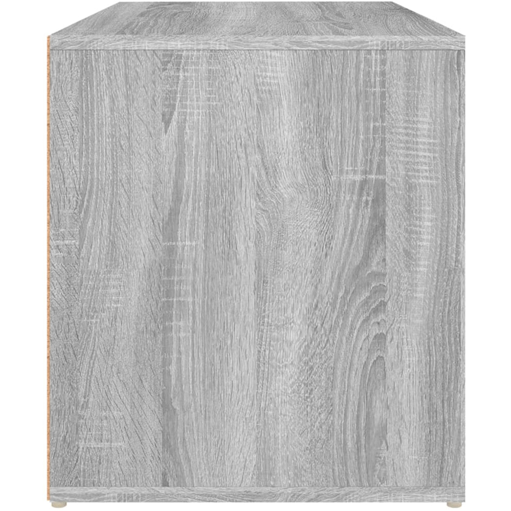 vidaXL Single Drawer Grey Sonoma Hall Bench Image 6