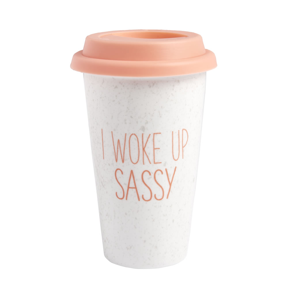 Wilko Sassy Travel Mug Wilko