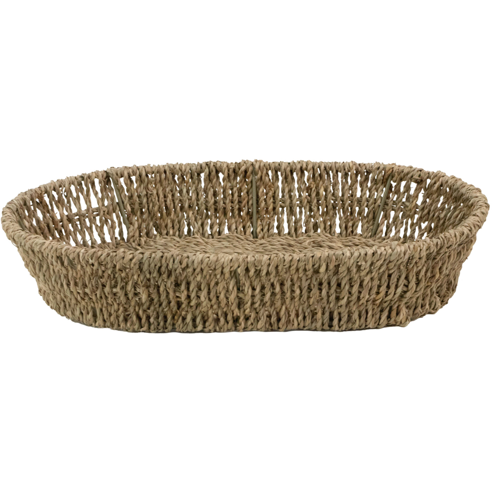 JVL Seagrass Oval Tray 3 Pack Image 4