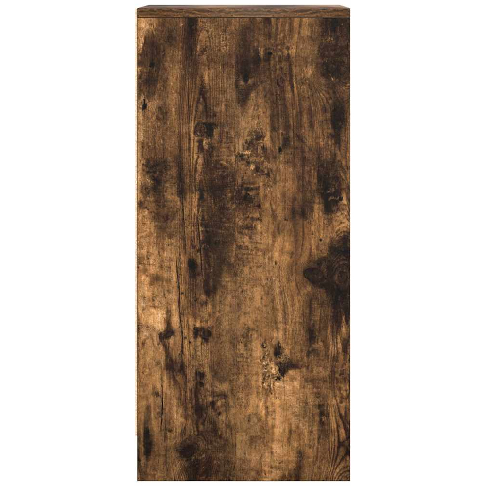 vidaXL Single Door Smoked Oak Sideboard Image 7