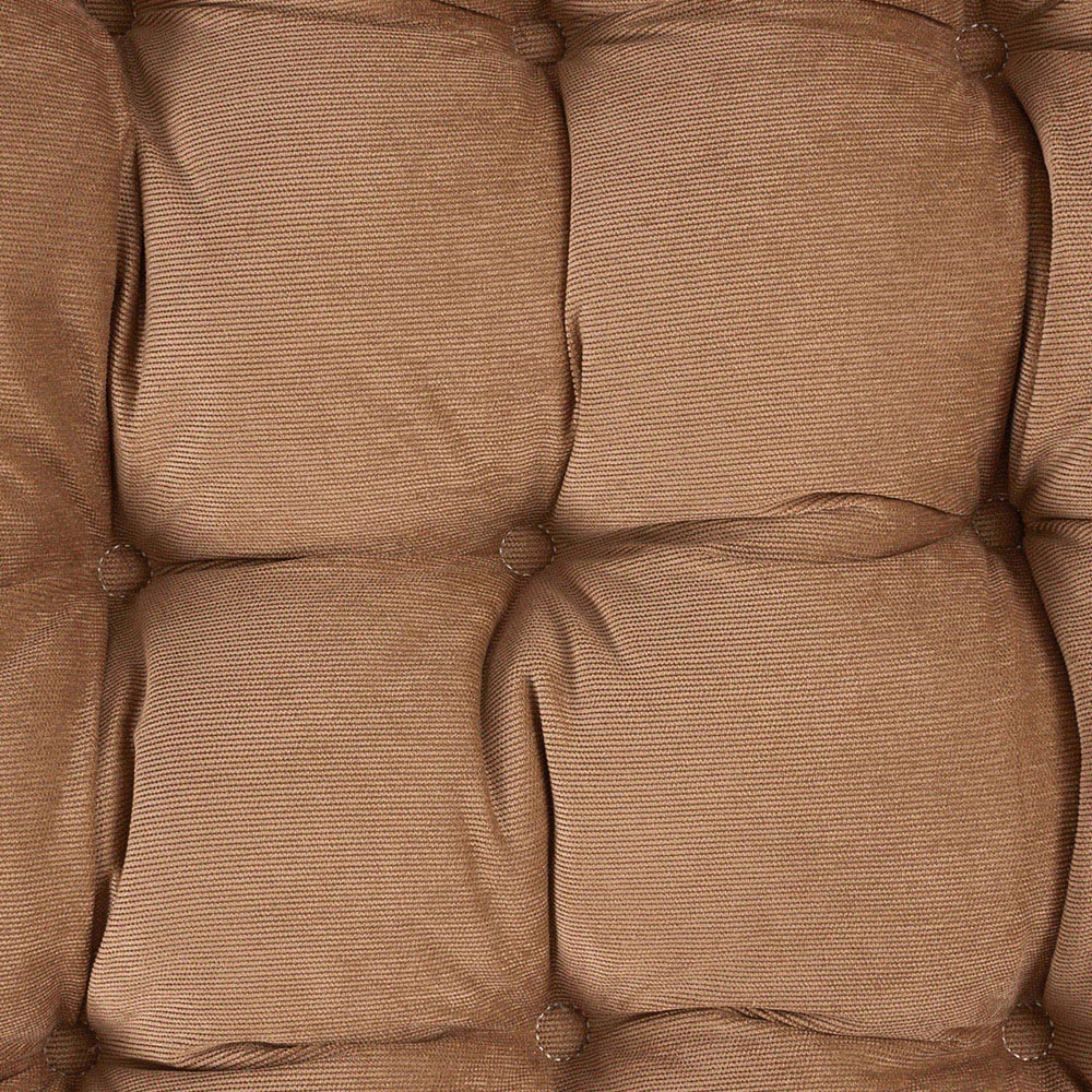 Living and Home Light Coffee Soft Corduroy Chair Cushion 55 x 55cm Image 6