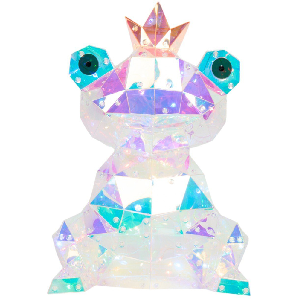 Crystal Effect Iridescent Frog Light Image 3