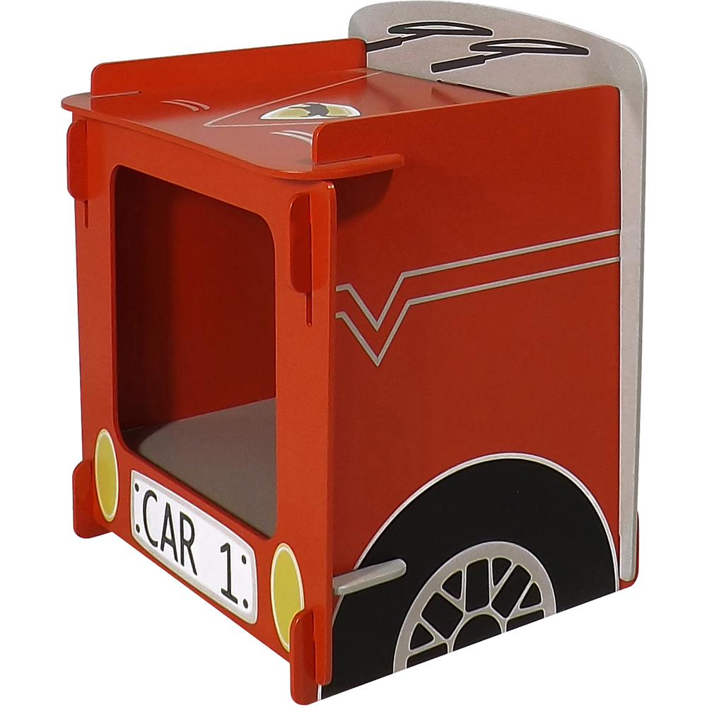 Kidsaw Racing Car Red Bedside Table Image 4