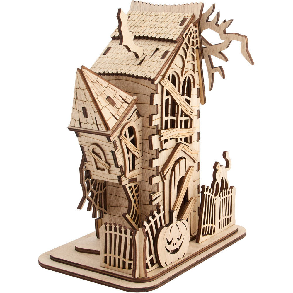Wooden Haunted House Natural Image 3