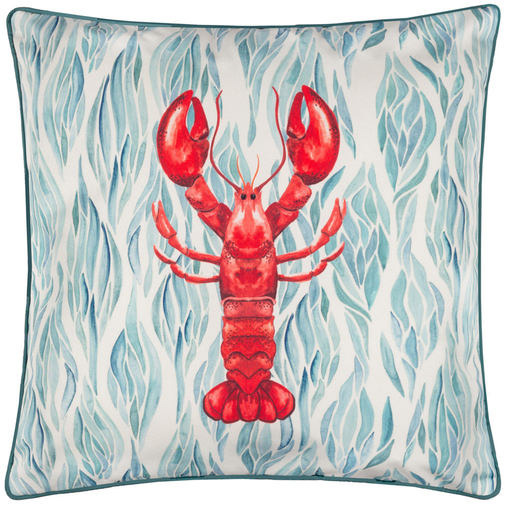 Wylder Blue Abersoch Lobster Cushion 45 x 45cm Image 1