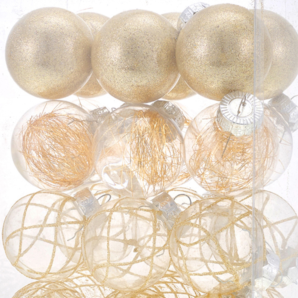 Living and Home Gold Bauble 30 Pack Image 7
