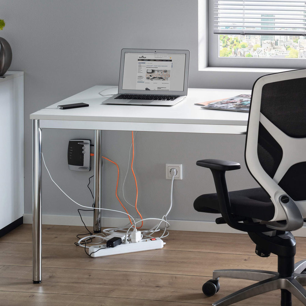 Durable Cavoline Graphite Large Cable Organiser Image 6