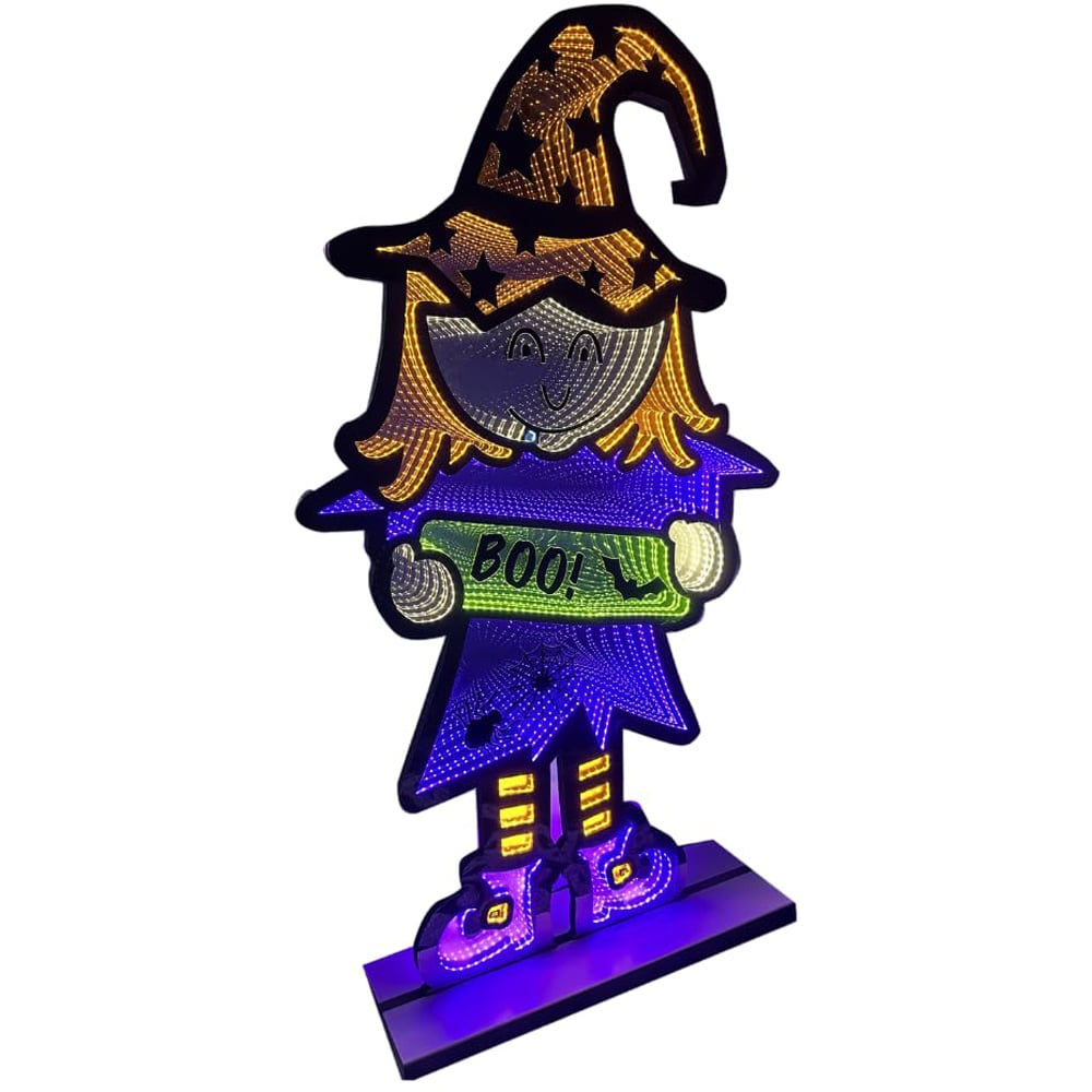 Samuel Alexander Halloween Tall Light up Witch Infinity Decoration 6ft Image 1