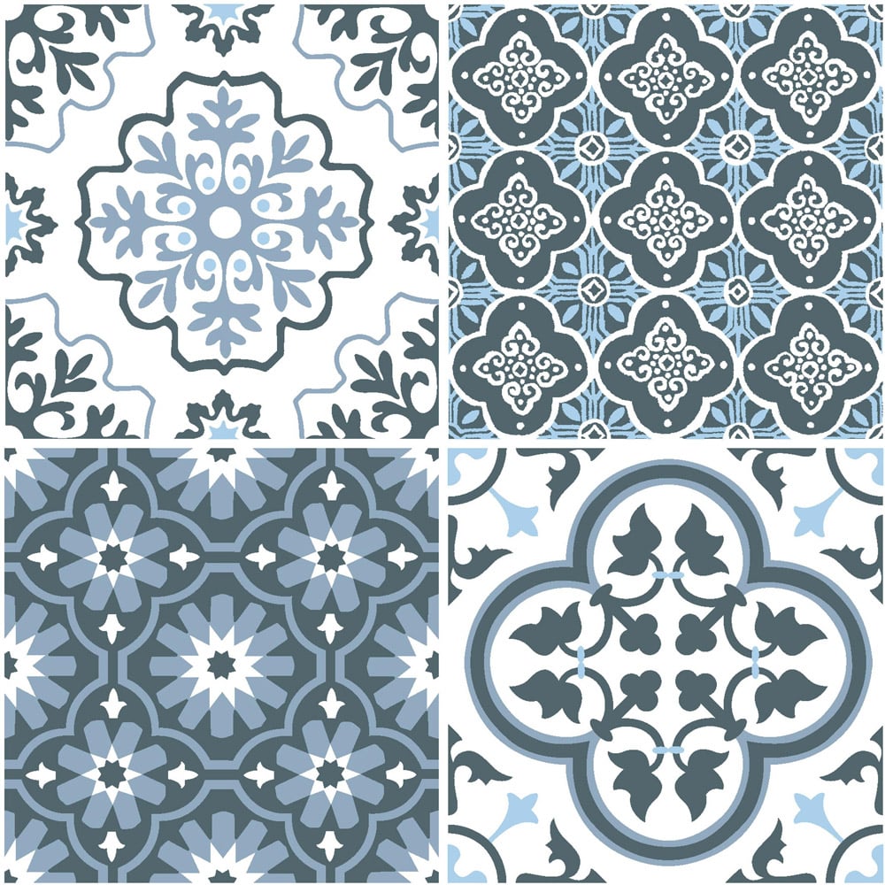 Floorpops Myriad Grey Peel and Stick Floor Tile 30.48 x 30.48cm 10 Pack Image 2