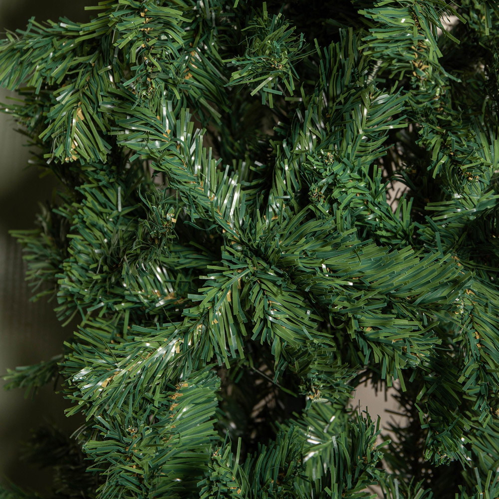 Samuel Alexander Slimline Single Door Artificial Plain Green Christmas Tree Arch 8ft Image 6