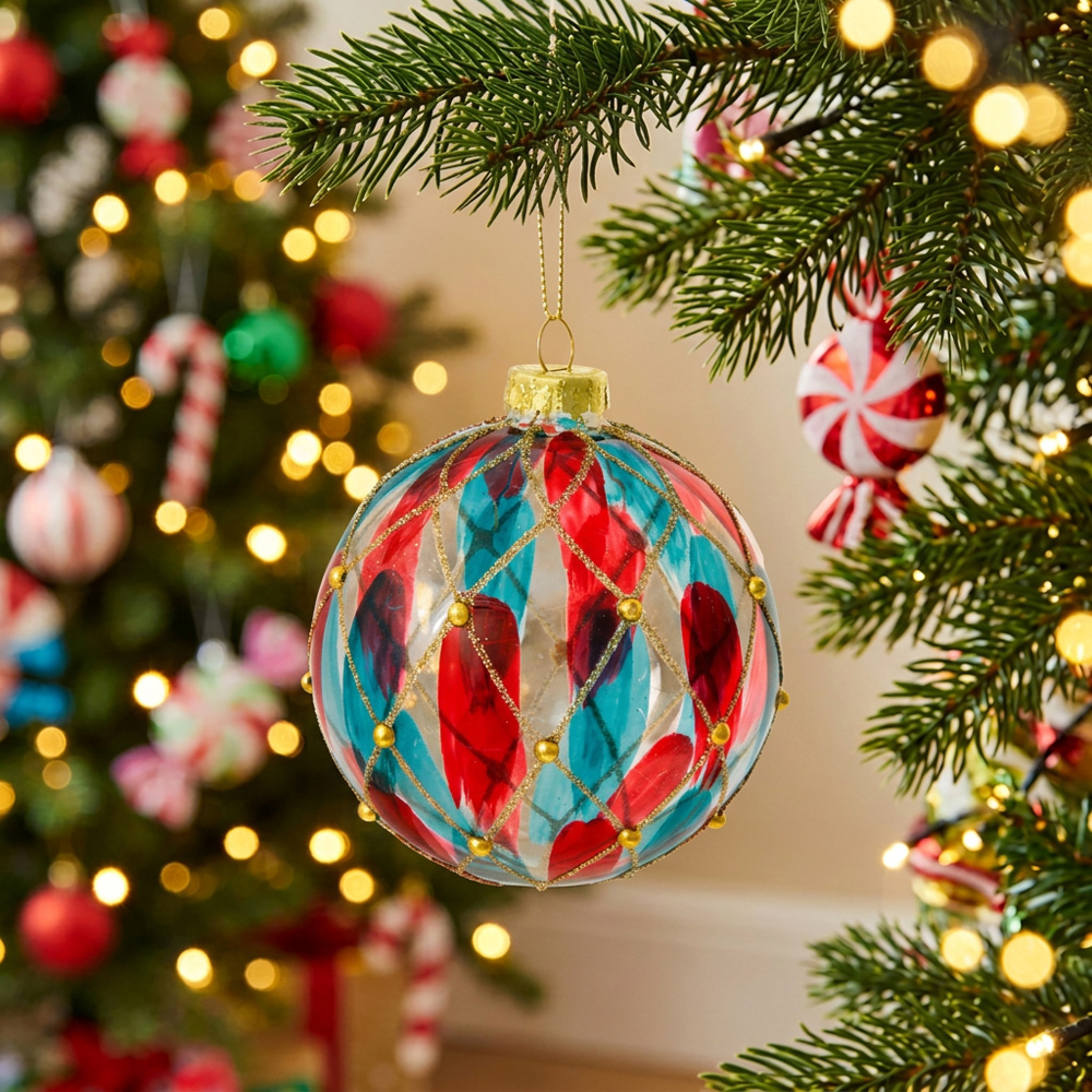 Glitter Diamond Bauble Image 3