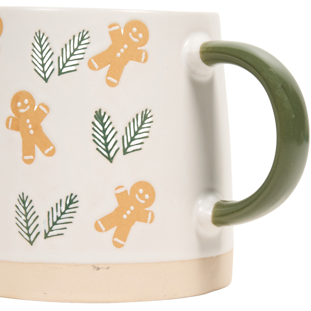 Holly and Gingerbread Mug Image 3