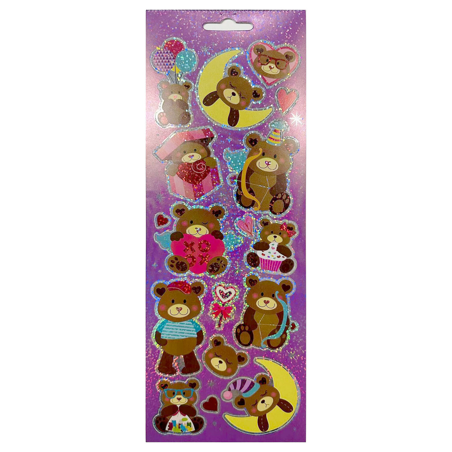 Crafty Club Glitter Stickers Teddies Image 2