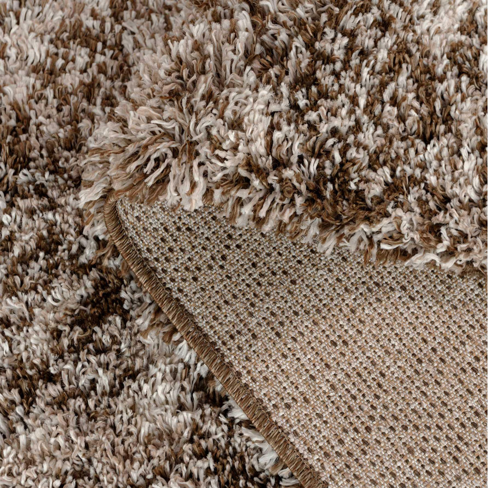 Kukoon Kinsale Brown Multicolour Shaggy Mottled Rug 80 x 150cm Image 6