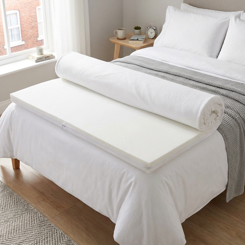 My Home Double Responsive Foam Mattress Topper Image 5