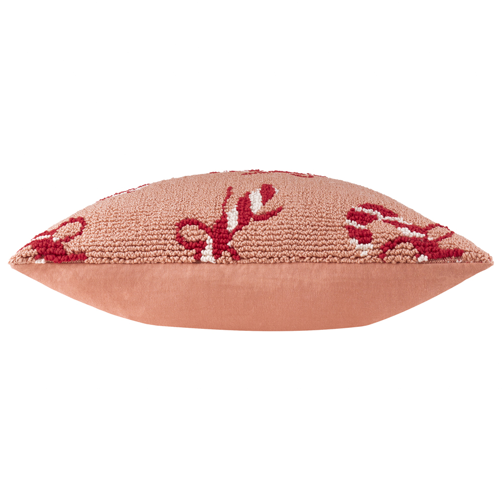 Furn Candy Canes Tufted Pink and Red Reversible Cushion 45 x 45cm Image 4