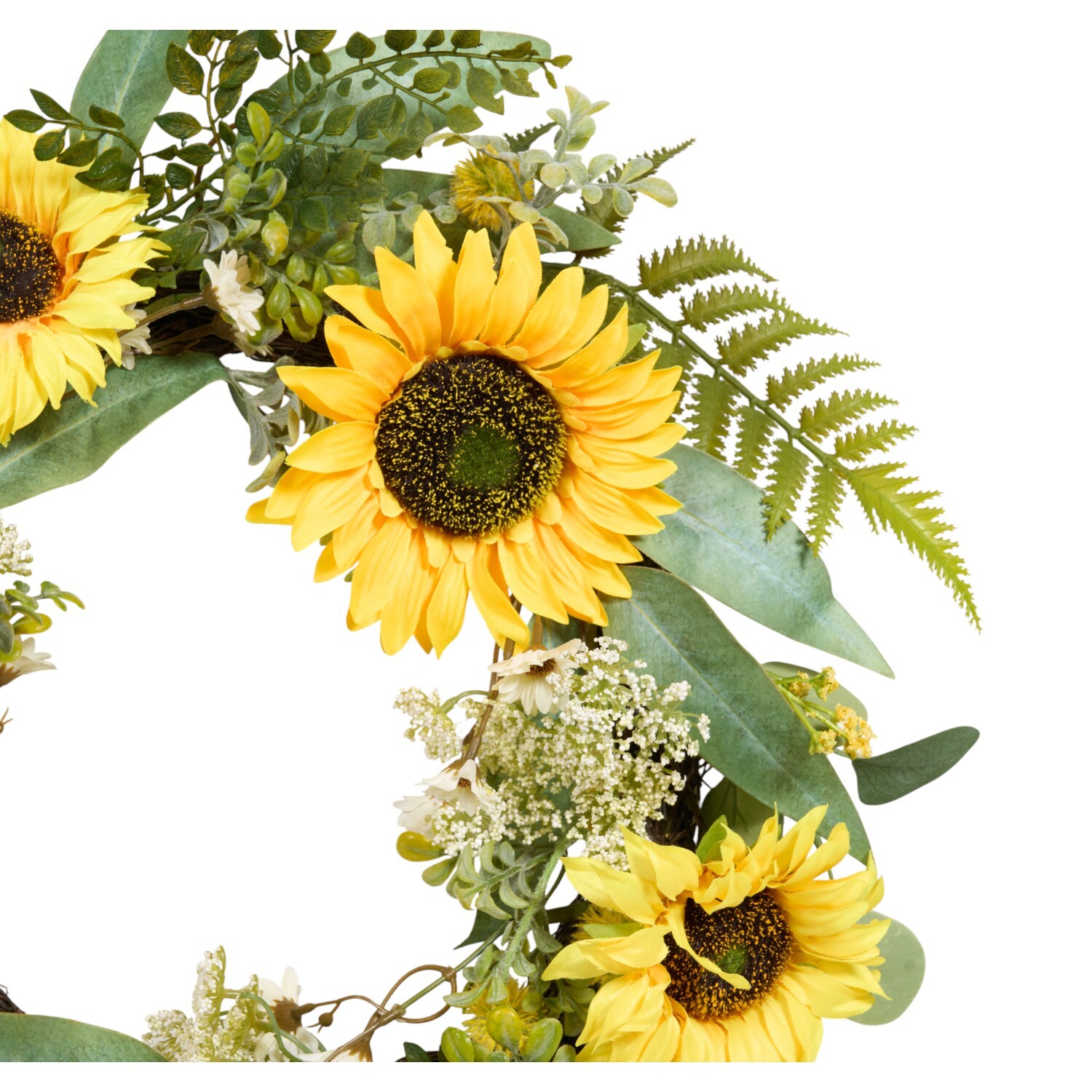 Sunflower Meadow Wreath Yellow Image 2