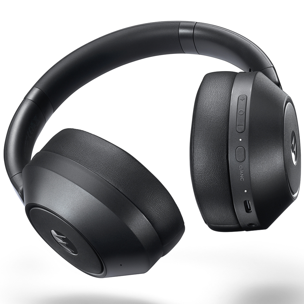 Motorola Moto Black XT800 Wireless Over Ear Headphones Image 5