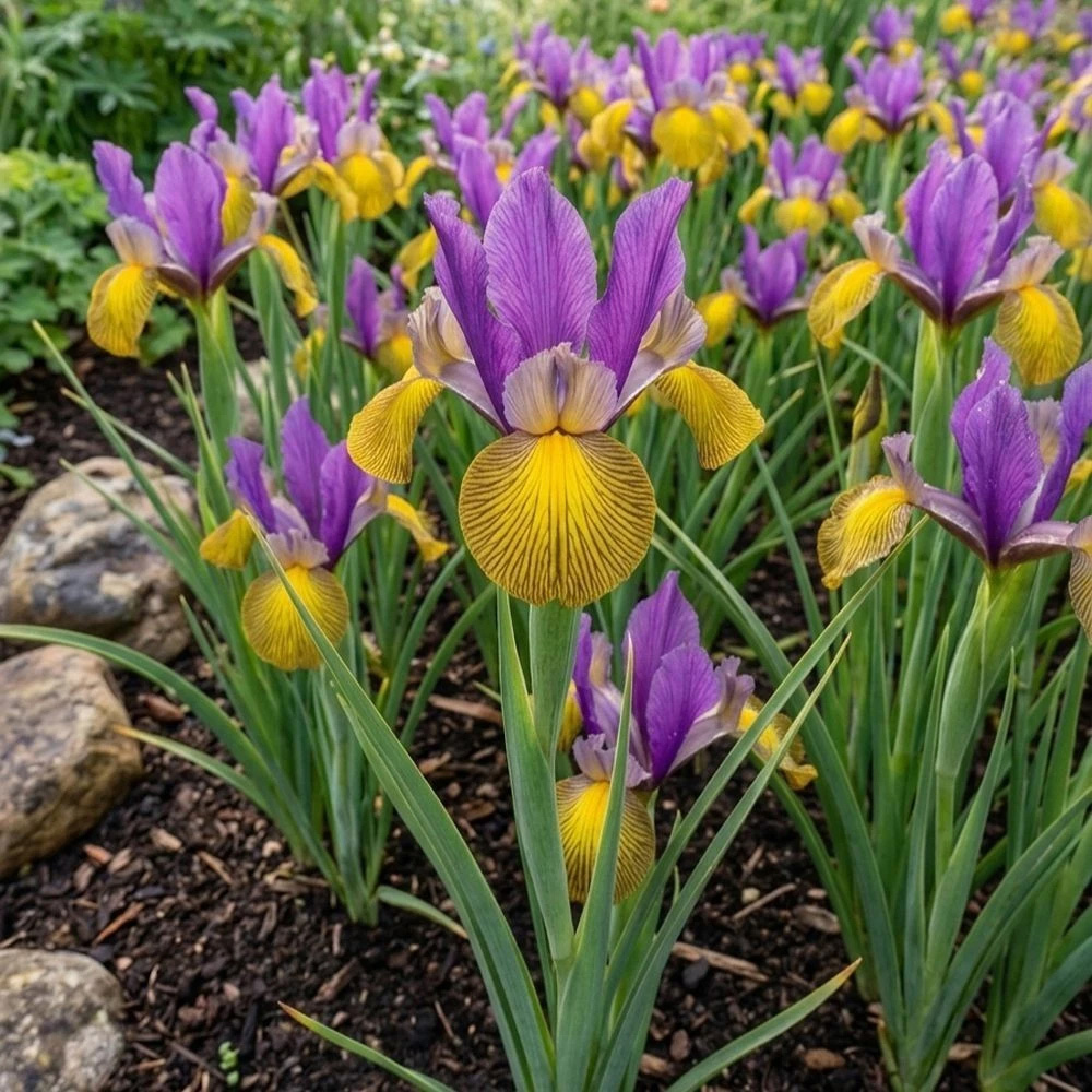 Thompson and Morgan Iris Picasso Autumn Planting Bulb 32 Pack Image 2