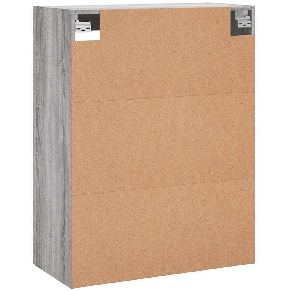 vidaXL 2 Door 3 Shelf Grey Sonoma Wall Mounted Cabinet Image 9